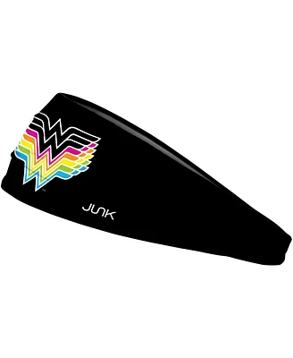 Junk Brands Men's and Women's Wonder Woman Rainbow Logo Headband