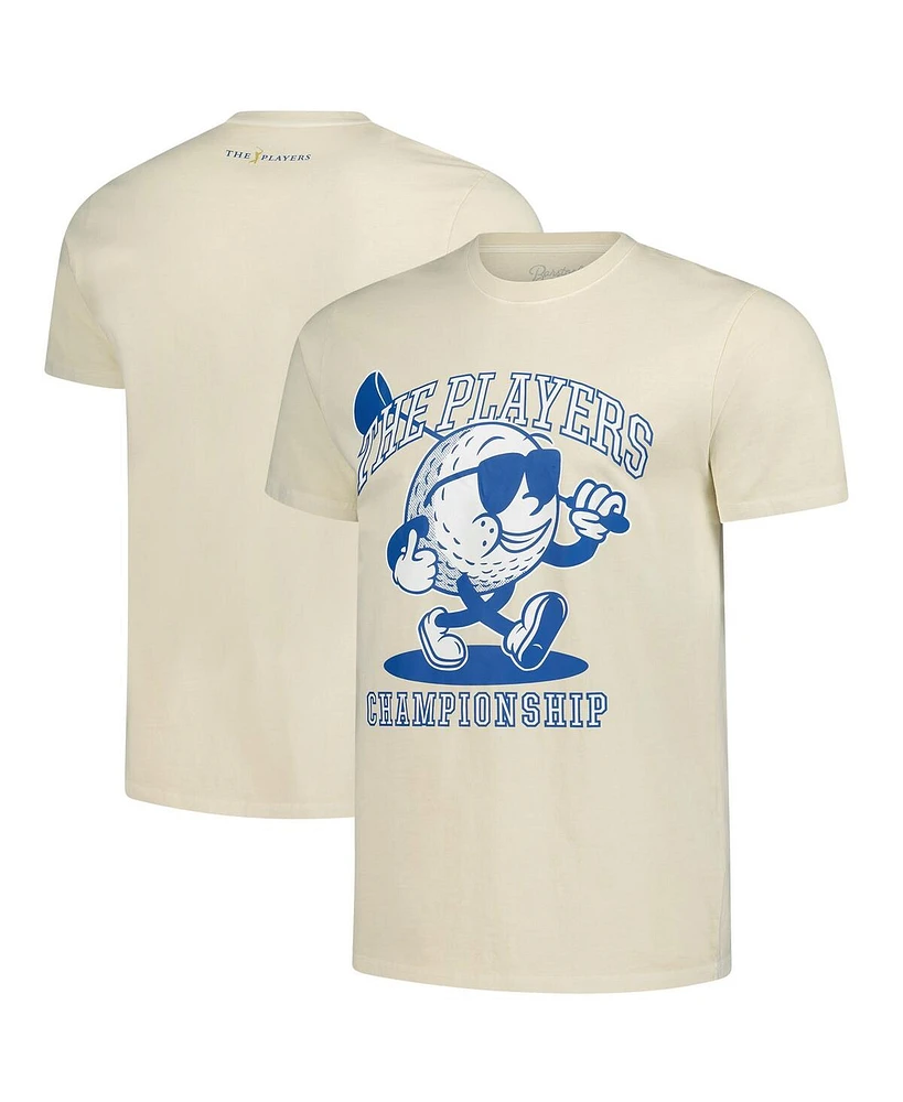 Barstool Golf Men's Tan The Players Ball Guy Garment Dyed T-Shirt