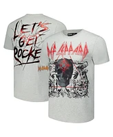 Freeze Max Men's Heather Gray Def Leppard Let's Get Rocked T-Shirt
