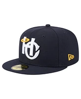 New Era Men's Navy Charleston RiverDogs Authentic Collection 59FIFTY Hat