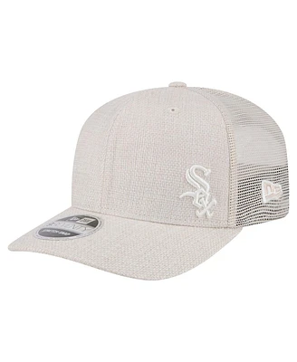 New Era Men's Light Beige Chicago White Sox Flawless 9SEVENTY Stretch Snap Hat