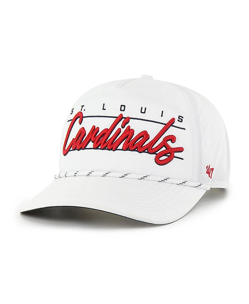 '47 Brand Men's White St. Louis Cardinals Condor Hitch Adjustable Hat