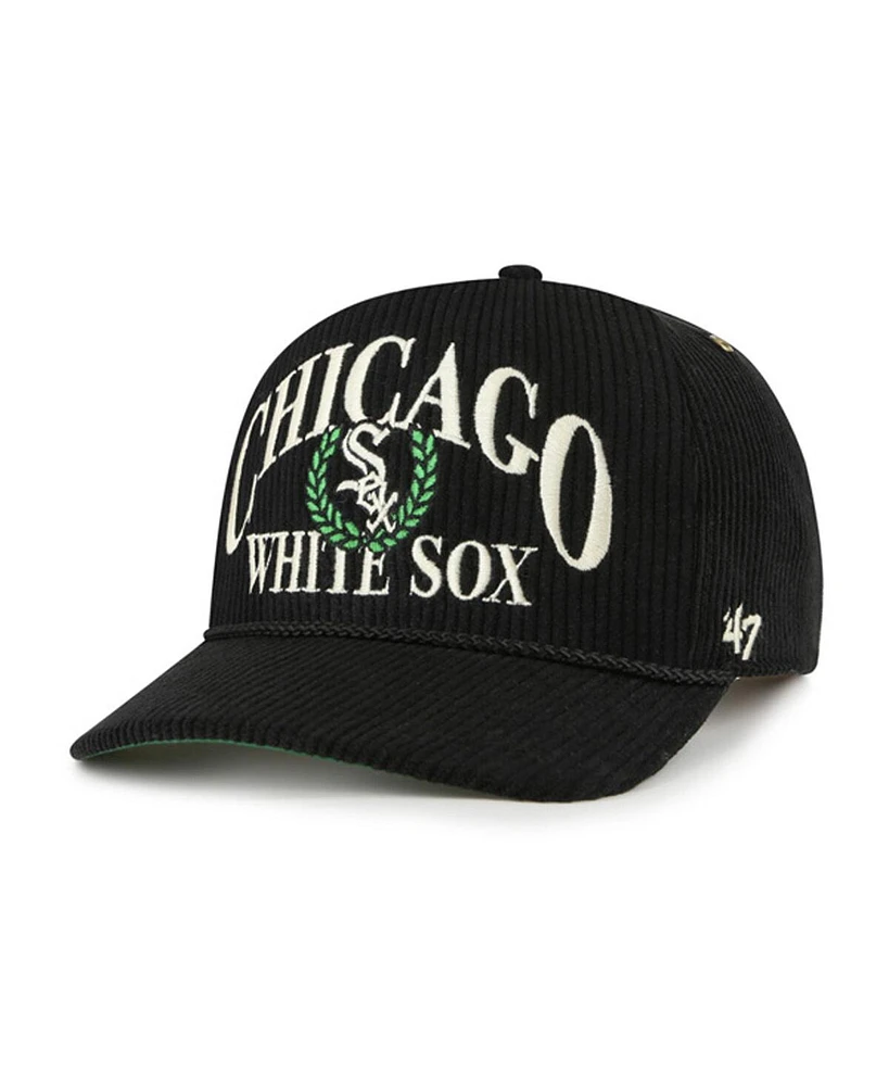 '47 Brand Men's Black Chicago White Sox Pitchout Rope Hitch Adjustable Hat