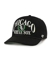 '47 Brand Men's Black Chicago White Sox Pitchout Rope Hitch Adjustable Hat