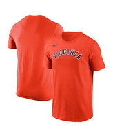 Nike Men's Orange Virginia Cavaliers Arch Logo T-Shirt