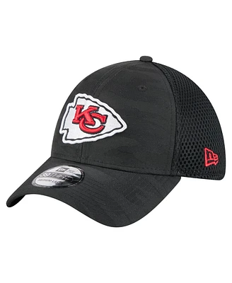 New Era Men's Black Kansas City Chiefs Active Camo 39THIRTY Flex Hat
