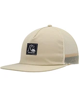 Quiksilver Men's Oatmeal Checked Out Snapback Hat