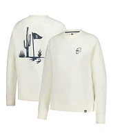 FootJoy Women's Cream Wm Phoenix Open Raglan Pullover Sweatshirt
