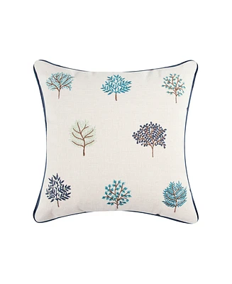 Levtex English Forest Embroidered Decorative Pillow, 16" x 16"