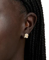 kate spade new york Gold-Tone Pave Double Knot Stud Earrings