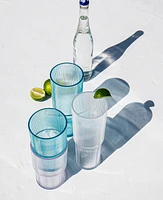 TarHong Fine Ribbed Jumbo Glasses, Set of 6