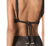 Michael Kors Lace Tie Back Top