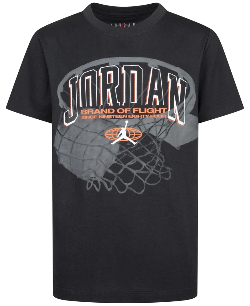 Jordan Big Boys Short-Sleeve Hoop Up Graphic T-Shirt