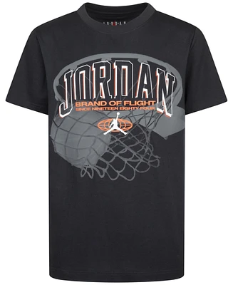 Jordan Big Boys Short-Sleeve Hoop Up Graphic T-Shirt
