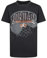 Jordan Big Boys Short-Sleeve Hoop Up Graphic T-Shirt