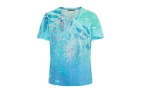 Olsen Women's Panneaux Leaf Print T-Shirt
