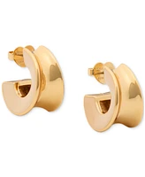 kate spade new york Small Concave Hoop Earrings, 0.82"