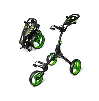 Jovial Foldable 3-Wheel Golf Push Cart with Scorecard Holder