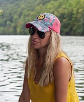 Shady Lady Women's Adjustable Snap Back Smiley Face Trucker Hat