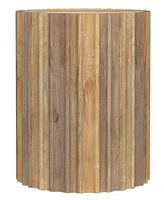 Simpli Home 20" Mango Wood Rolf Side Table
