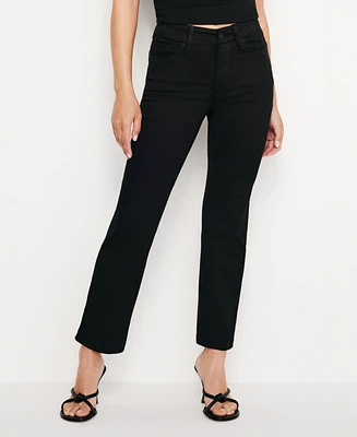 Good American Petite Never Fade Straight Jeans