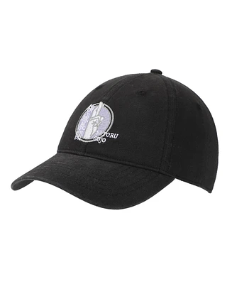 Jujutsu Kaisen Men's Satoru Gojo Crossed Fingers Black Unstructured Baseball Cap