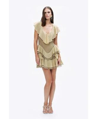 Nocturne Women's Flounce Mini Dress