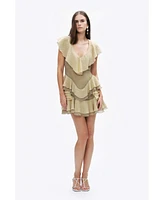 Nocturne Women's Flounce Mini Dress