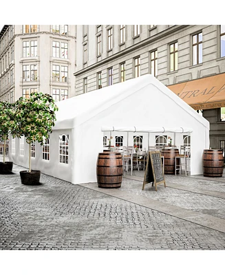 Premium 20x32ft Event Tent with Removable Walls & Storage Bags