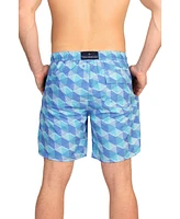Tailorbyrd Men's Hexagon Swim Shorts