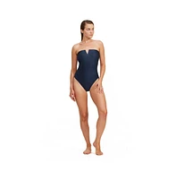 Luma Gottex Women's High End Bandeau Leg One Piece
