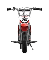 Razor MX400 Dirt Rocket 24V Electric Toy Motocross Motorcycle Dirt Bike, Red