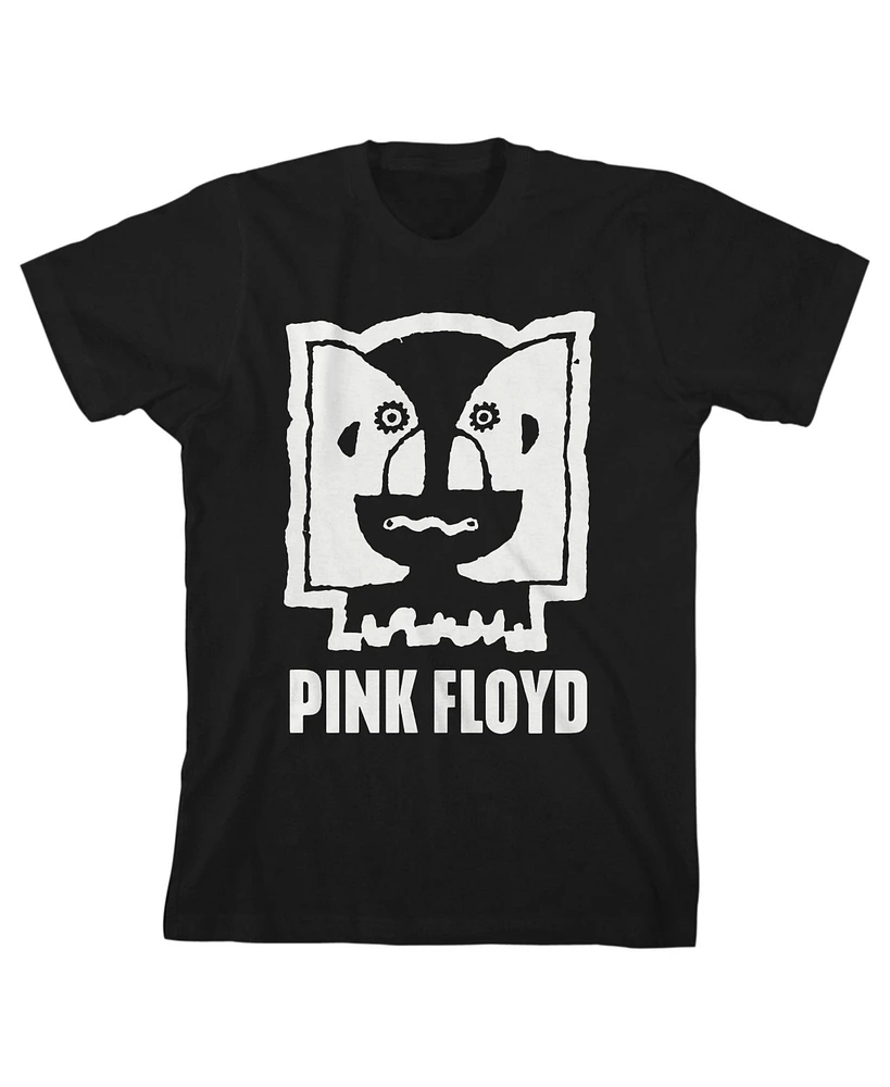 Pink Floyd Boys The Division Bell Icon Youth Black Short Sleeve Crew Neck Graphic Tee-xl