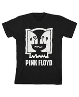 Pink Floyd Boys The Division Bell Icon Youth Black Short Sleeve Crew Neck Graphic Tee-xl