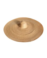 Solana Oversized Straw Hat Toasted Beige