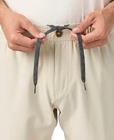 O'Neill Men's Reserve Light Check Scallop Elastic Waist Shorts