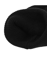 Nightmare Before Christmas Men's 3D Plush Jack Skellington Character Head Black Cuff Beanie
