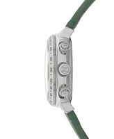 Spinnaker Men's Hull Chronograph Leather Strap Watch
