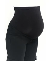 1822 Denim Maternity Better Butter Over the Bump Cargo Bootcut Jean