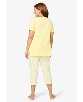 Only Neccessities Plus Size Only Necessities Capri Pajamas
