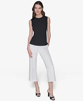 Karl Lagerfeld Paris Women's Bead-Trim Sleeveless Top