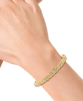 Effy Diamond & Polished Navette Cluster Bangle Bracelet (1/2 ct. t.w.) in 14k Gold