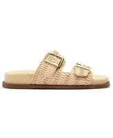 Schutz Women's Naomi Round Toe Flat Sandals