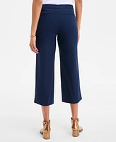 Style & Co Women's High-Rise Cropped Wide-Leg Pants, Exclusively at Macy's