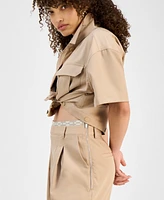 East On Rodeo Women's Contrast-Waist Pants