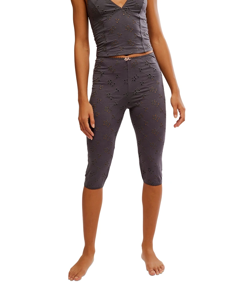Free People Women's Full Bloom Capri Pajama Pants
