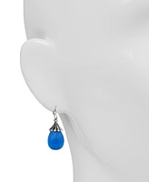 Patricia Nash Gold-Tone Pave & Color Bead Drop Earrings
