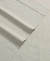 Calvin Klein Washed Cotton Percale 4-Pc. Sheet Set