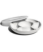 TarHong 8-Piece Divided Server with Lazy Susan and Lid