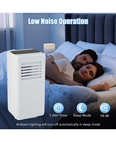 Gymax Portable Air Conditioner w/ Remote Control 3-in-1 Portable Ac Unit w/ Fan & Dehumidifier